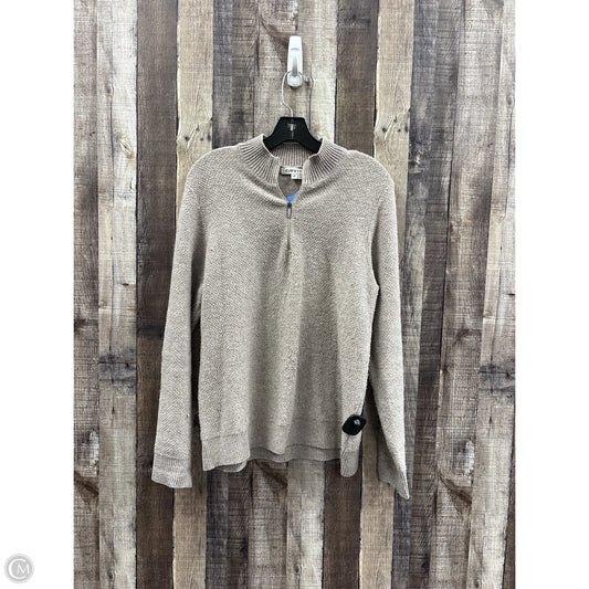 Sweatshirt By Orvis In Beige, Size: M