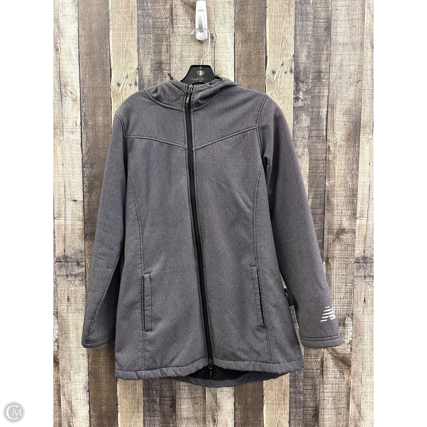 Jacket Other By New Balance In Black & Grey, Size: L