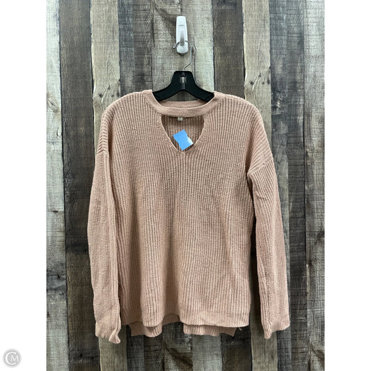Sweater By Pink Rose In Pink, Size: M