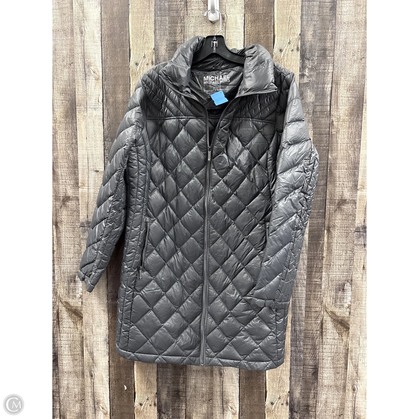 Coat Puffer & Quilted By Michael By Michael Kors In Grey, Size: Xl
