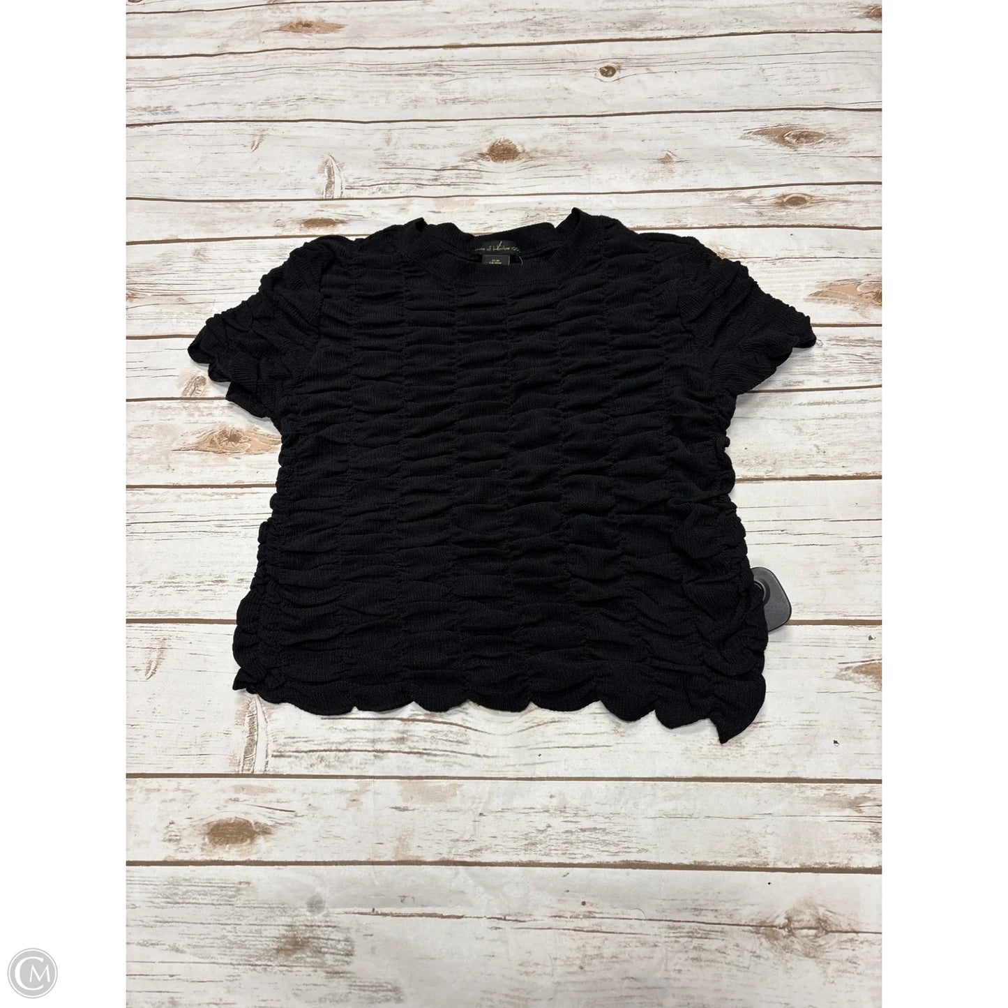 Top Short Sleeve By House Of Harlow In Black, Size: M