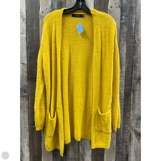Sweater Cardigan By Zesica In Gold, Size: M
