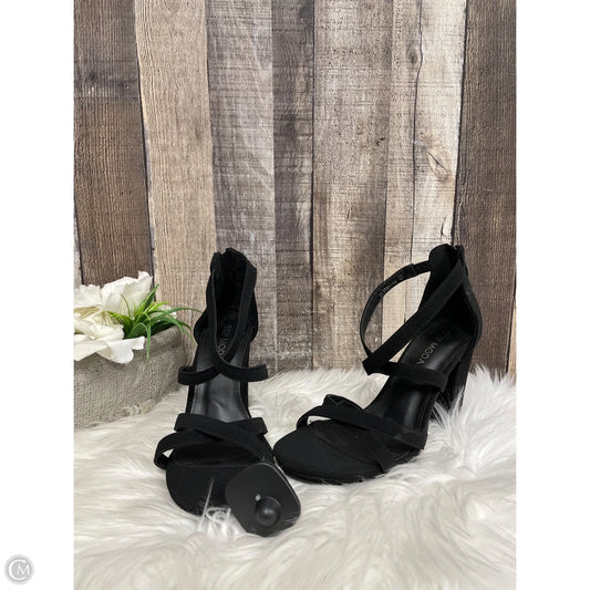 Shoes Heels Block By Top Moda In Black, Size: 7