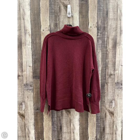 Sweater By Evereve In Maroon, Size: L
