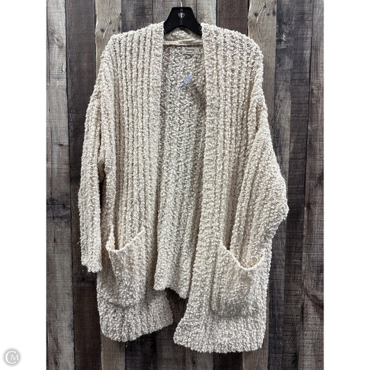 Sweater Cardigan By Cme In Cream, Size: S