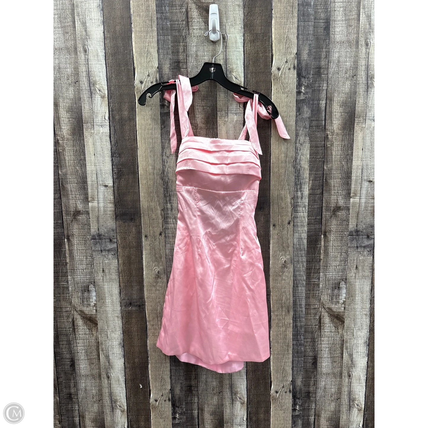 Dress Party Midi By Cme In Pink, Size: Xs