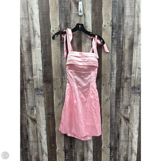 Dress Party Midi By Cme In Pink, Size: Xs