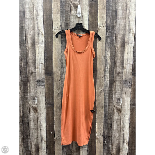 Dress Casual Maxi By Fashion Nova In Orange, Size: S