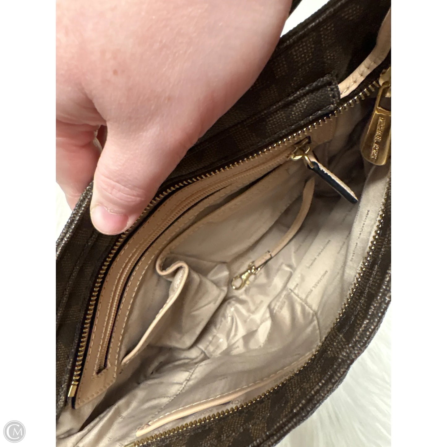 Crossbody Designer By Michael Kors, Size: Medium