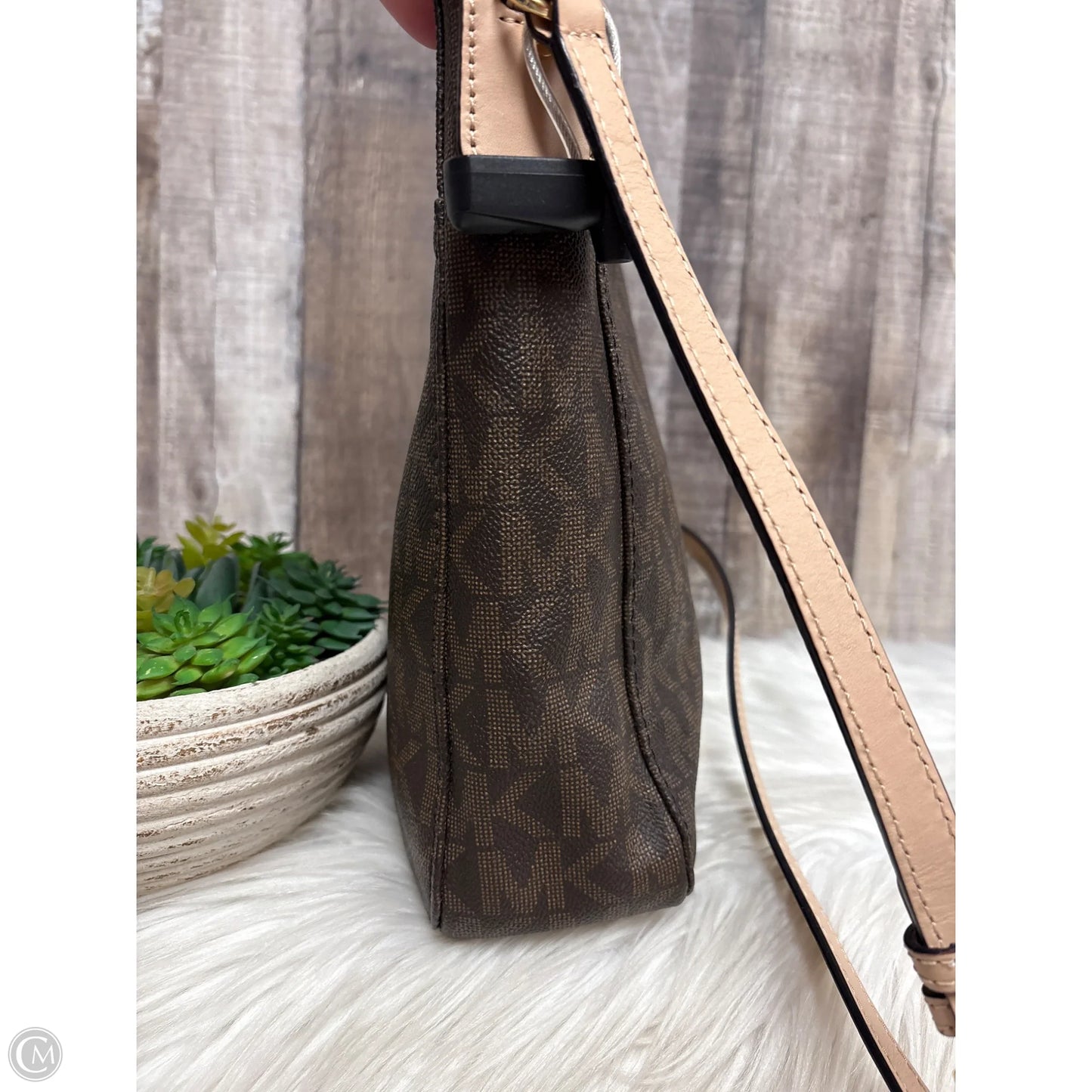 Crossbody Designer By Michael Kors, Size: Medium