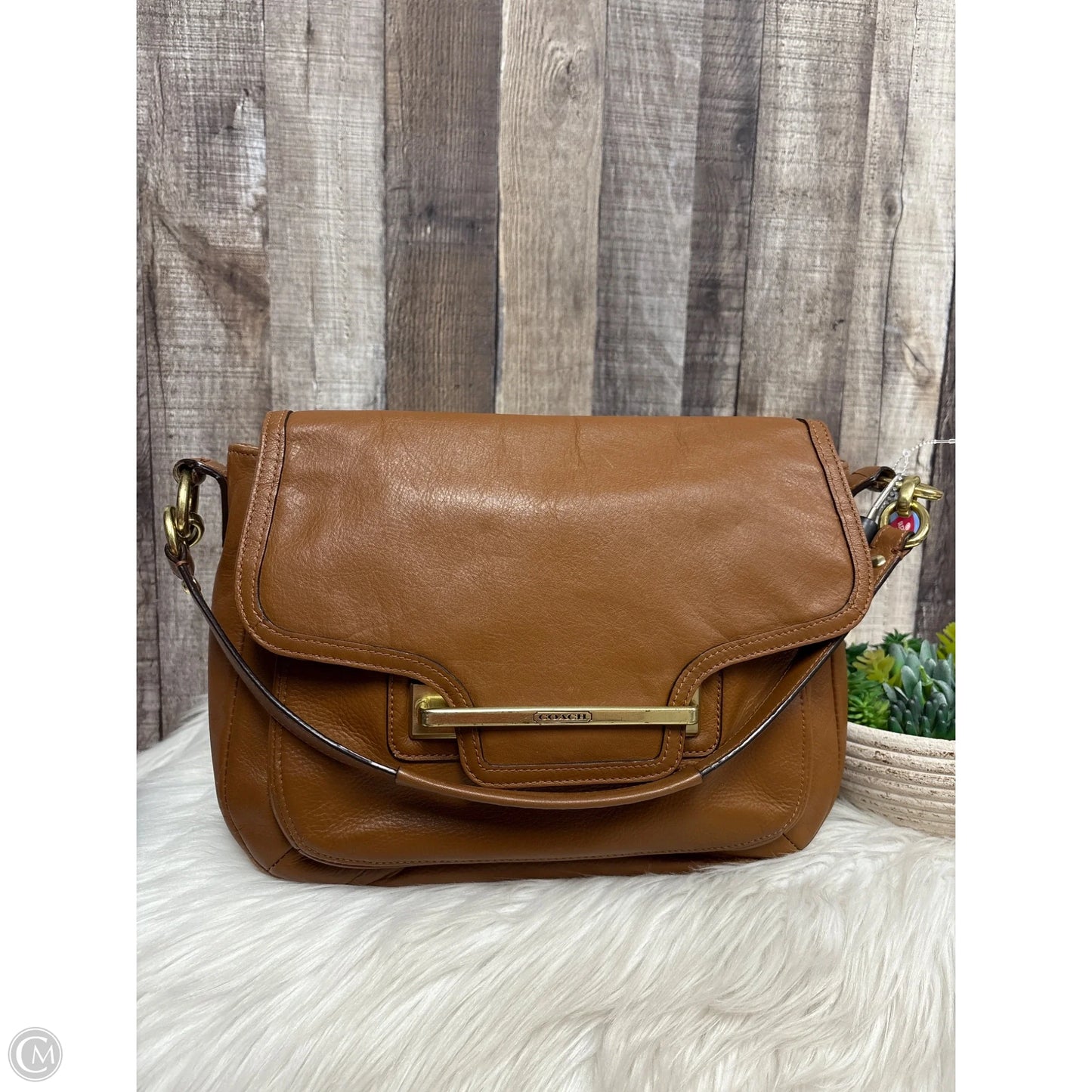 Handbag Designer By Coach, Size: Medium