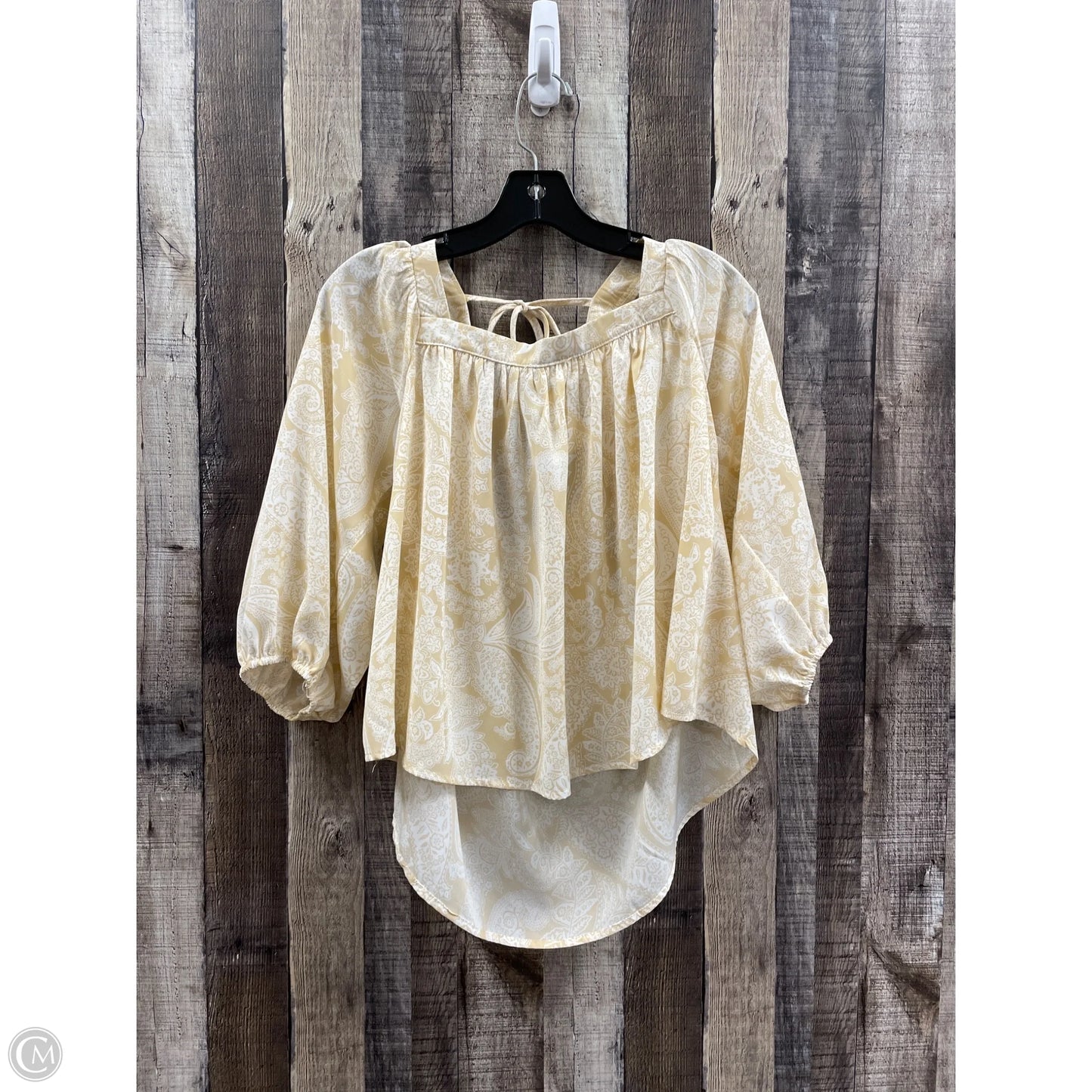 Top 3/4 Sleeve By Cme In Multi-colored, Size: S