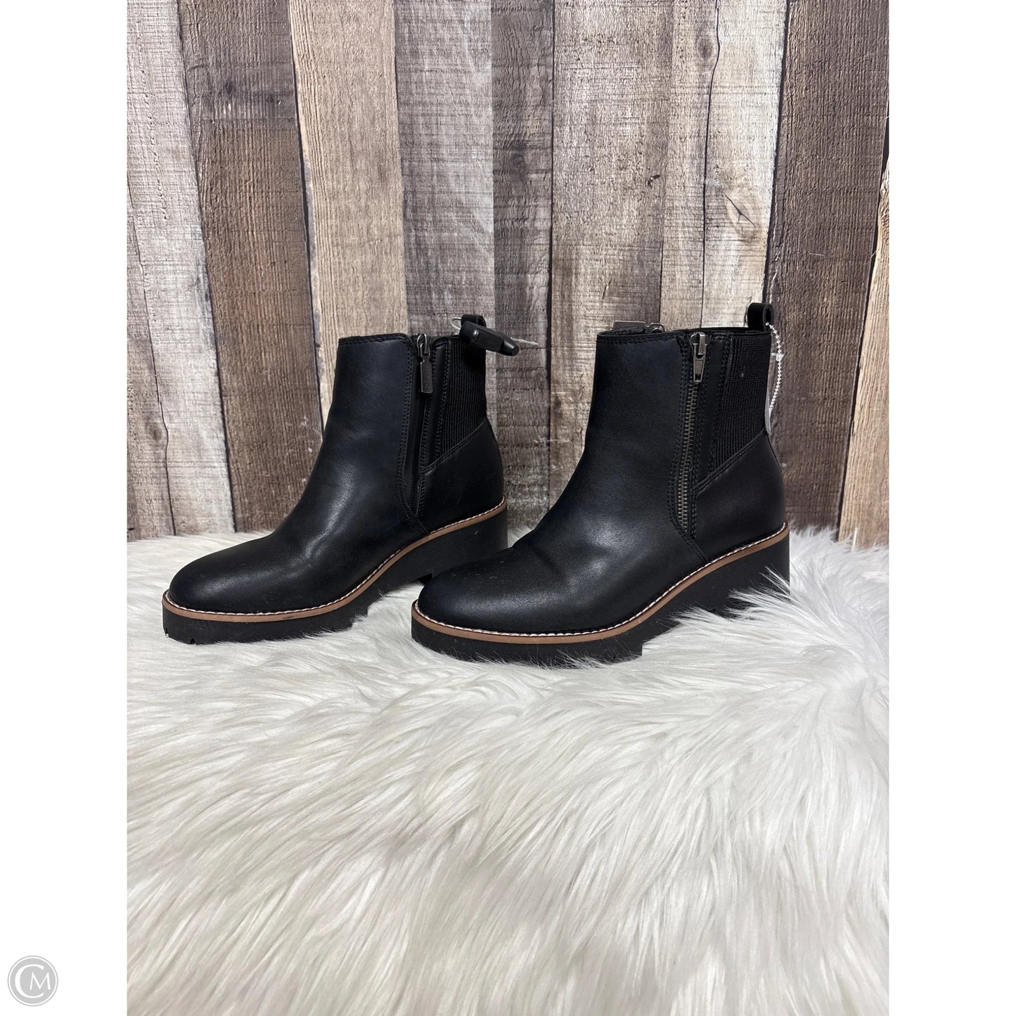 Boots Ankle Heels By Blondo In Black, Size: 7