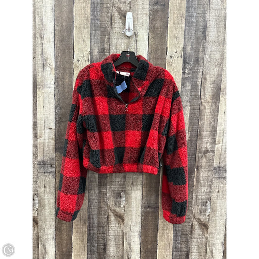 Jacket Fleece By So In Red, Size: S