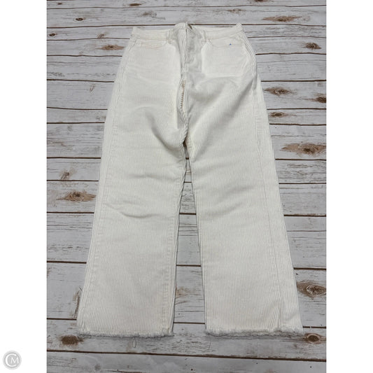 Pants Corduroy By Loft In Cream, Size: 4