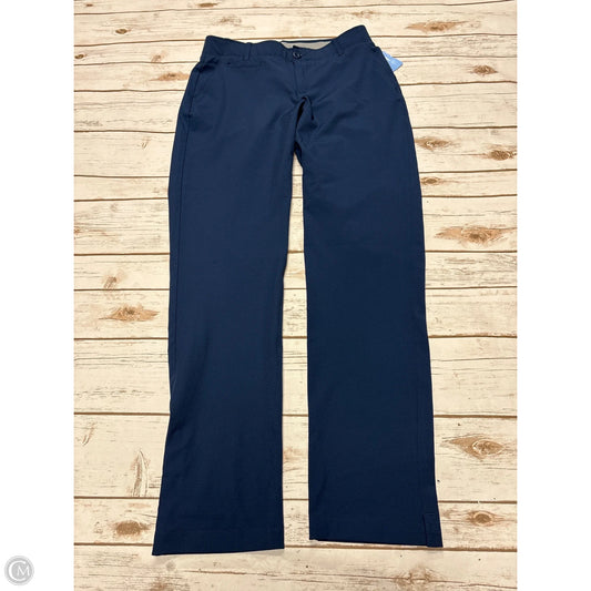 Athletic Pants By Under Armour In Blue, Size: 4
