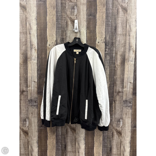 Jacket Other By Michael By Michael Kors In Black & White, Size: 3x