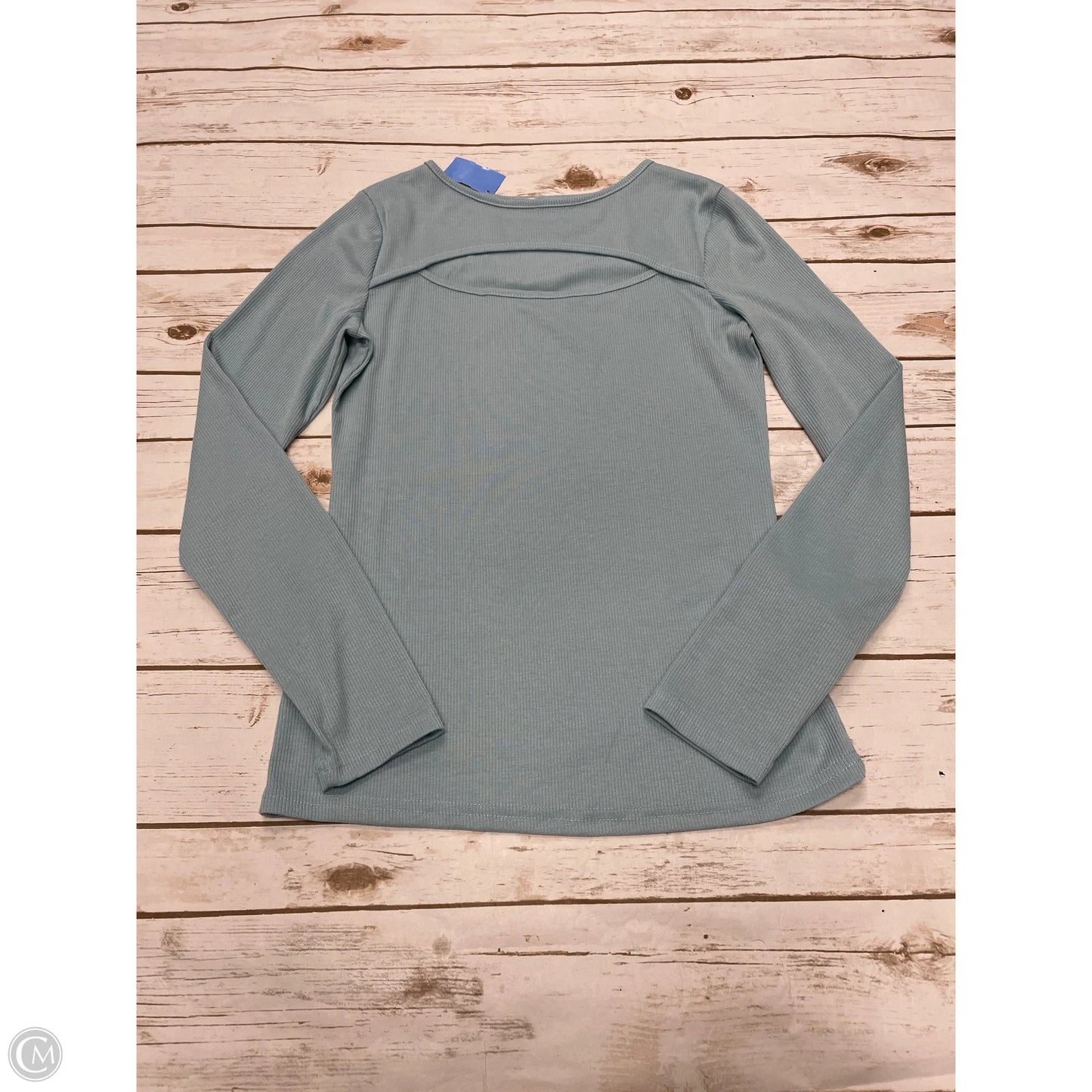 Top Long Sleeve By Shein In Blue, Size: L