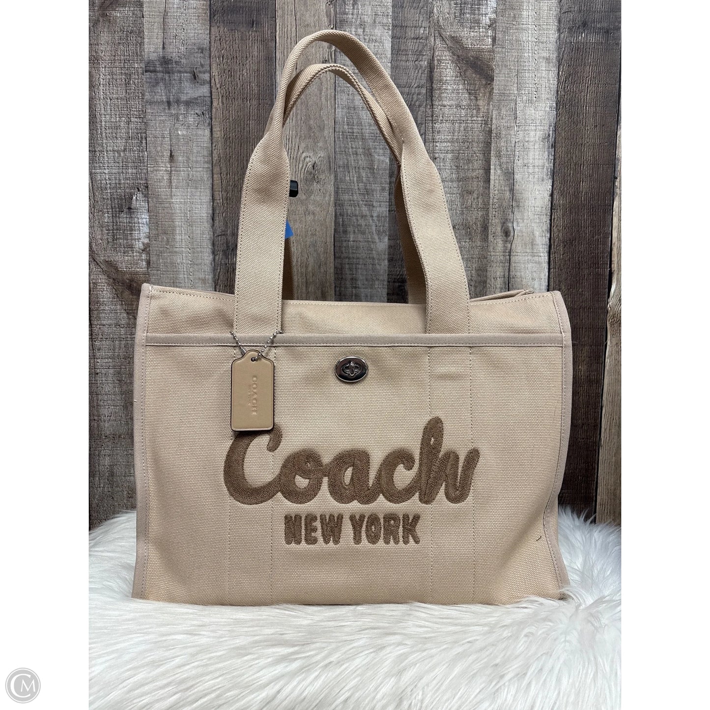 Tote Designer By Coach, Size: Large