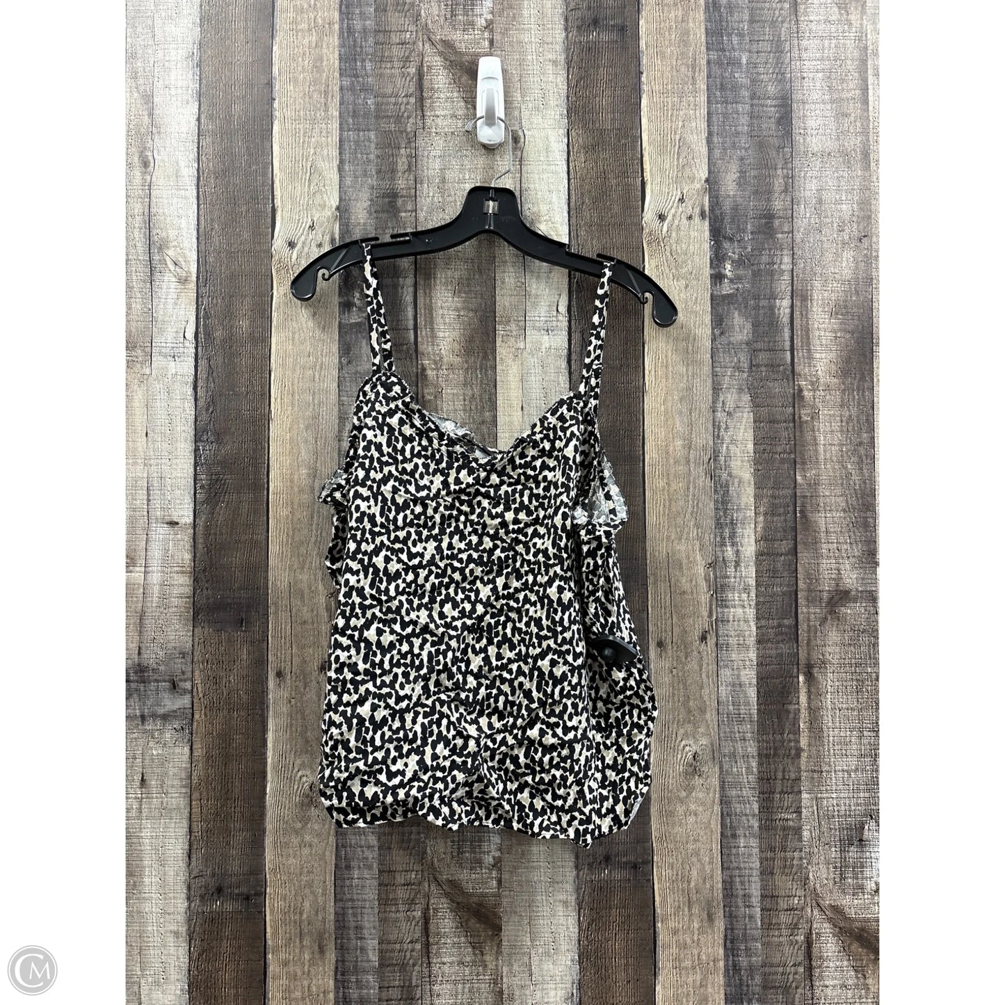 Top Sleeveless By Old Navy In Animal Print, Size: L