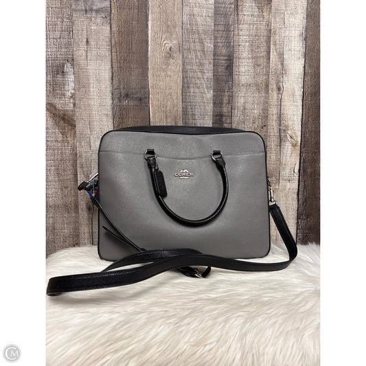 Laptop Bag Designer By Coach, Size: Large