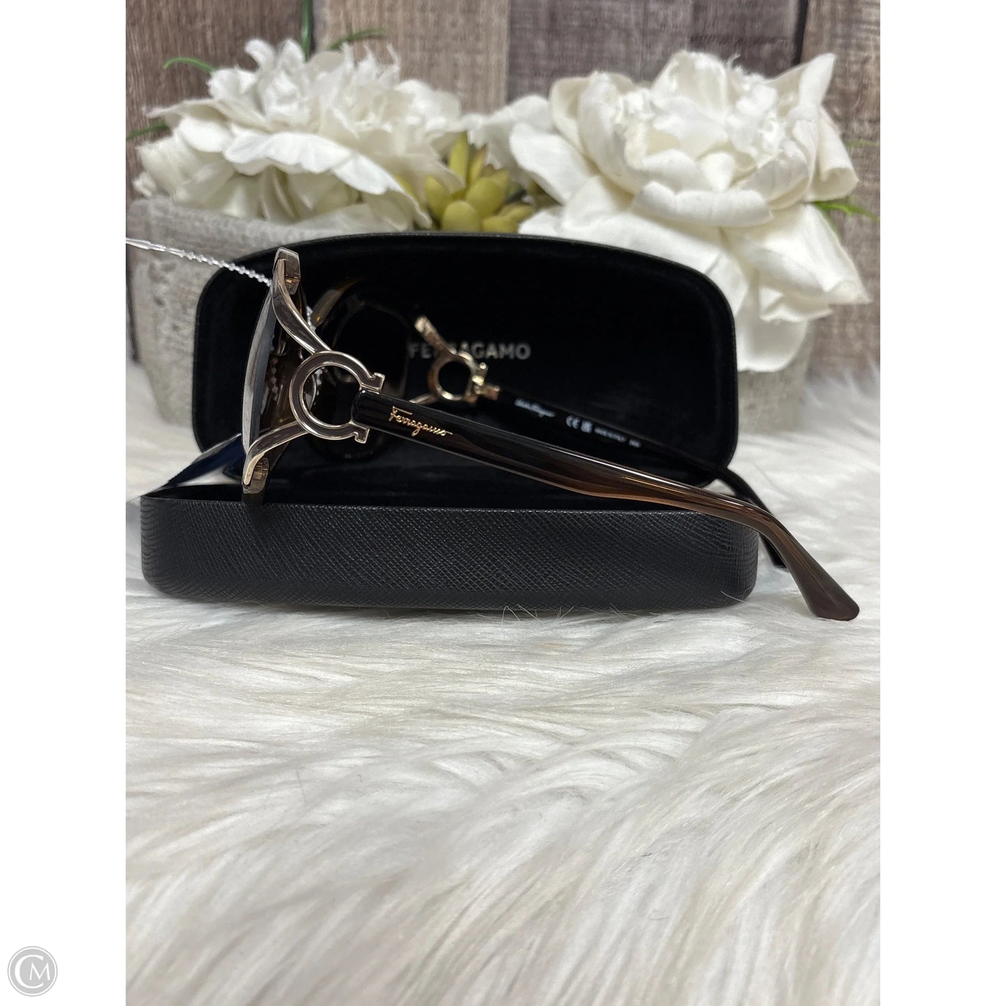 Sunglasses Luxury Designer By Ferragamo