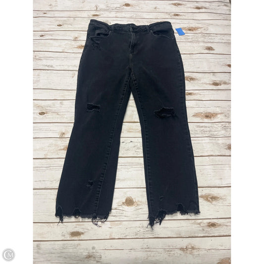 Jeans Straight By Cme In Black Denim, Size: 1x