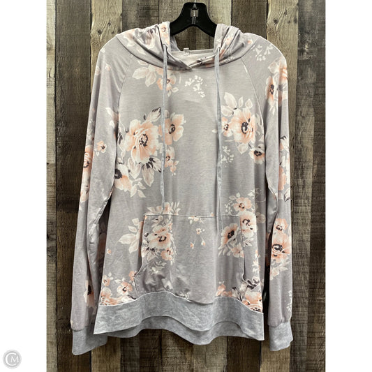 Top Long Sleeve By Cme In Floral Print, Size: M