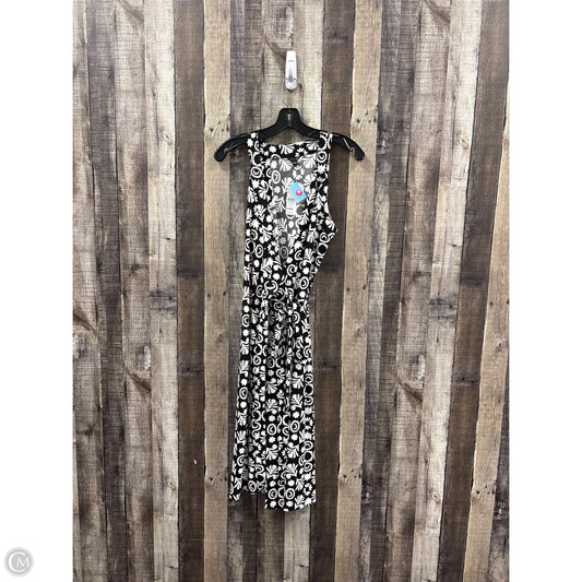 Dress Casual Maxi By Ann Taylor In Black & White, Size: S