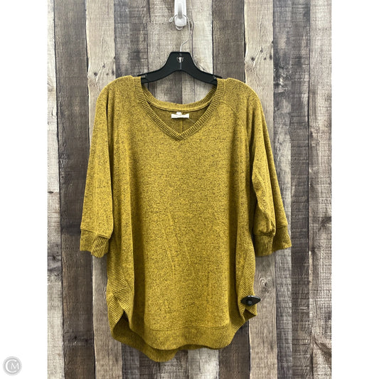 Sweater By Maurices In Yellow, Size: L
