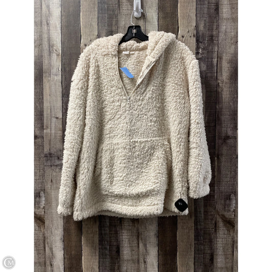 Jacket Fleece By Gap In Cream, Size: Xs