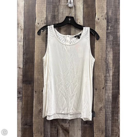 Top Sleeveless By Banana Republic In White, Size: S