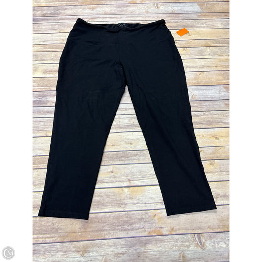 Pants Cropped By Jones And Co In Black, Size: 2x