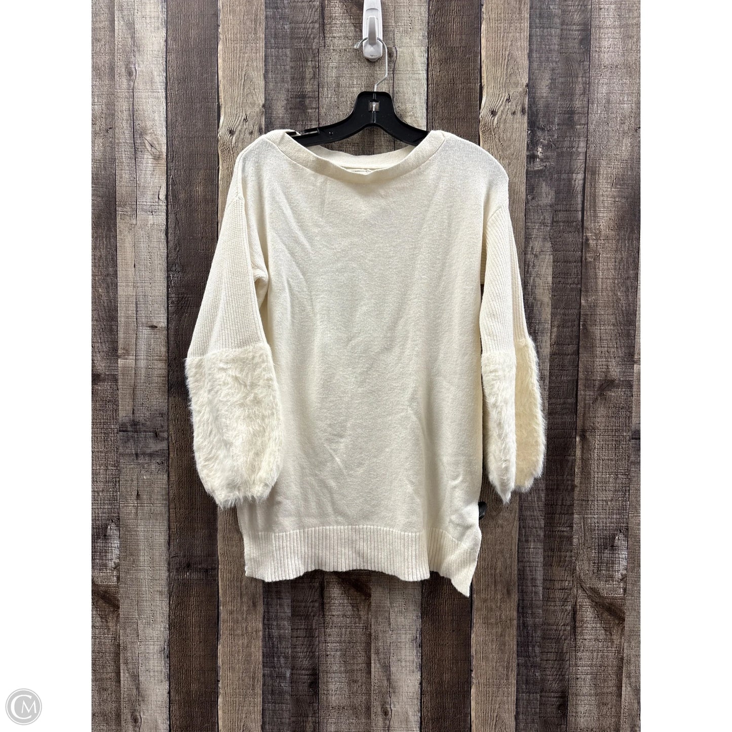 Top Long Sleeve By Anthropologie In Cream, Size: Xs
