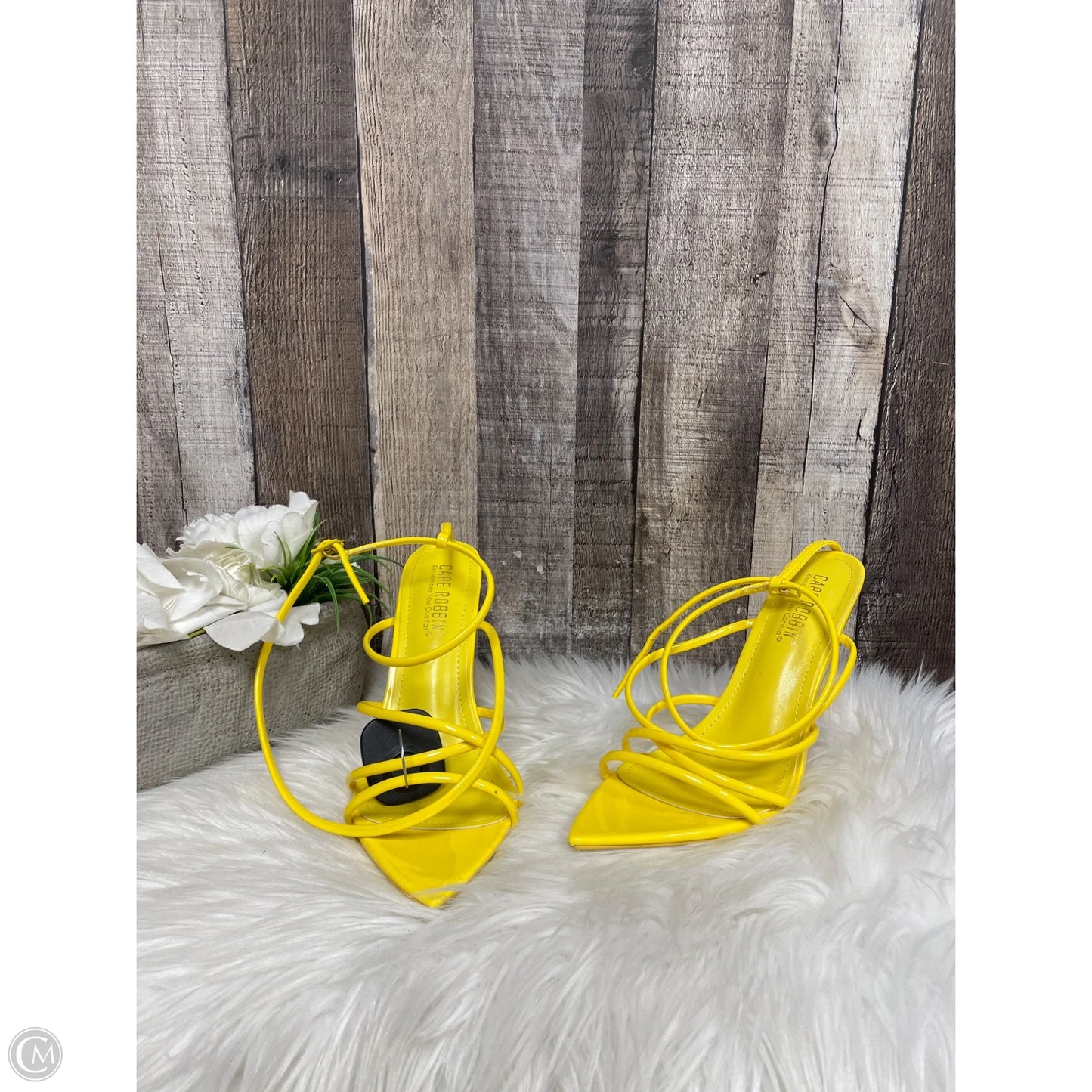 Shoes Heels Stiletto By Cape Robbin In Yellow, Size: 9