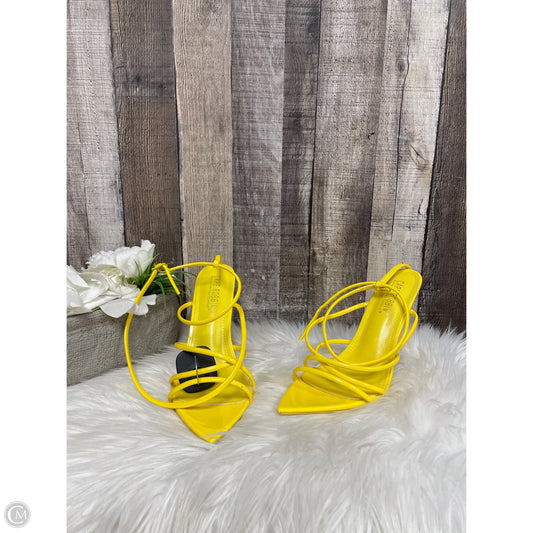 Shoes Heels Stiletto By Cape Robbin In Yellow, Size: 9