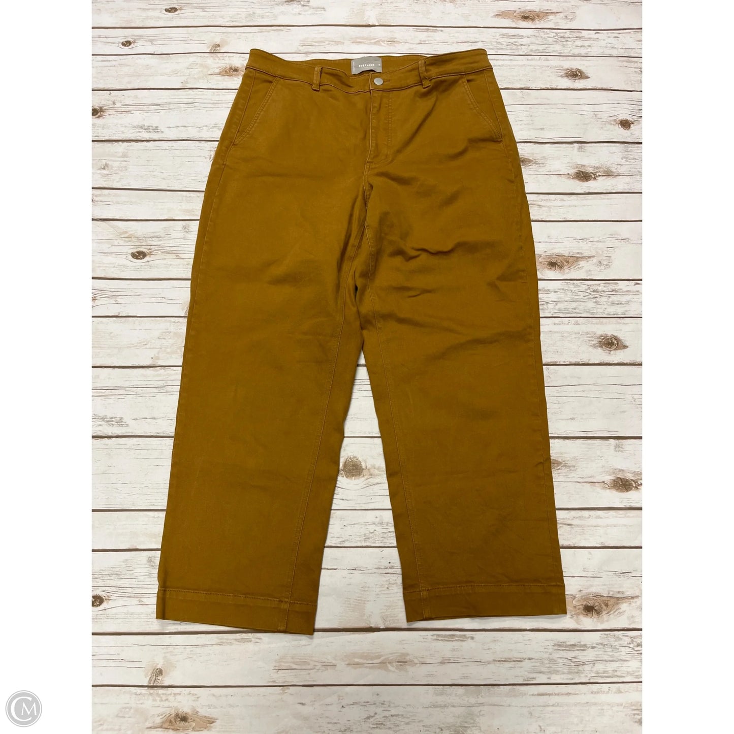 Jeans Boot Cut By Everlane In Gold, Size: 18