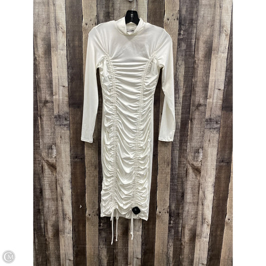 Dress Casual Maxi By Fashion Nova In White, Size: S