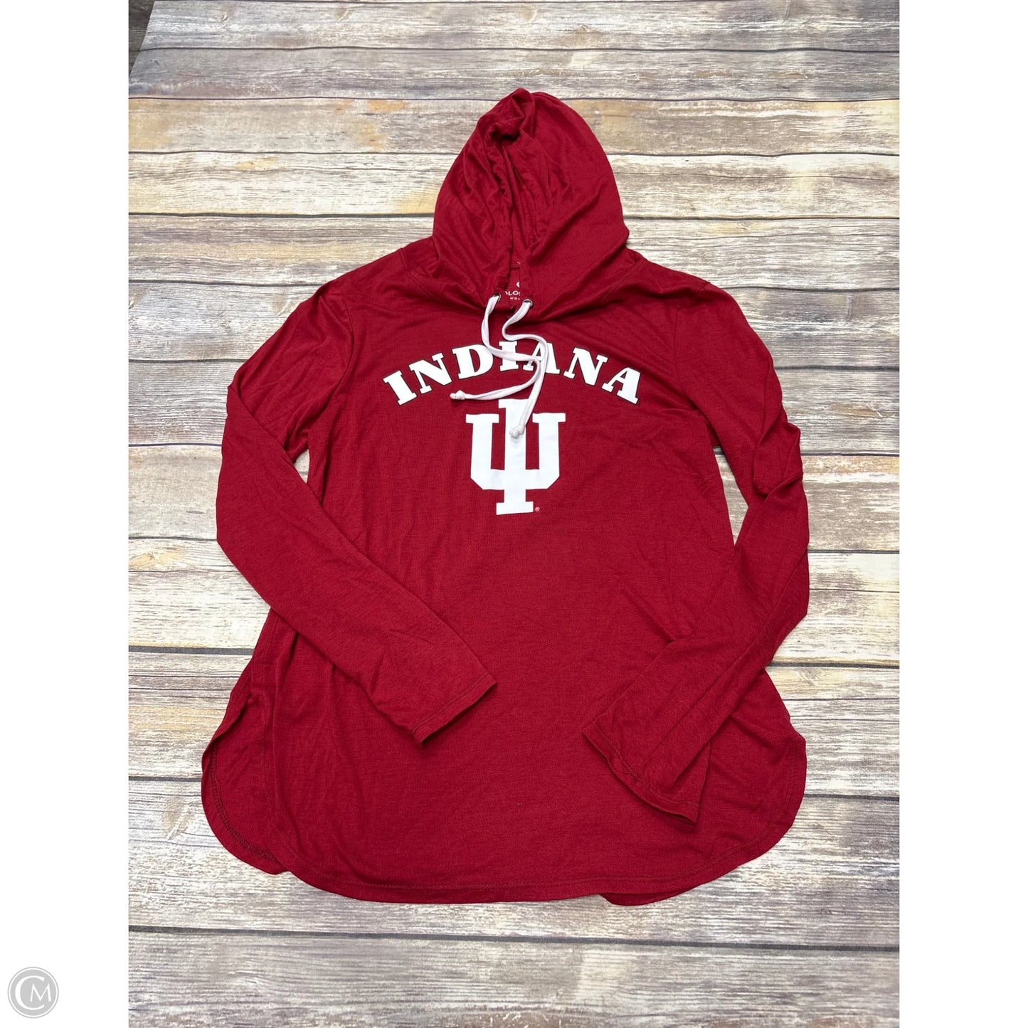 Athletic Sweatshirt Hoodie By Colosseum In Red, Size: L