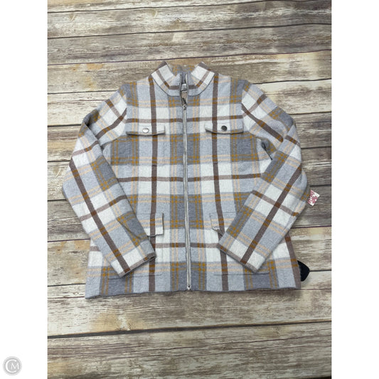 Jacket Shirt By Rachel Zoe In Multi-colored, Size: L