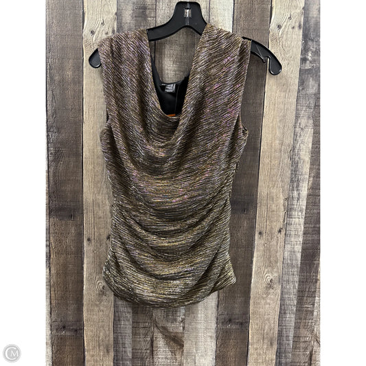 Top Sleeveless By Cme In Gold, Size: M