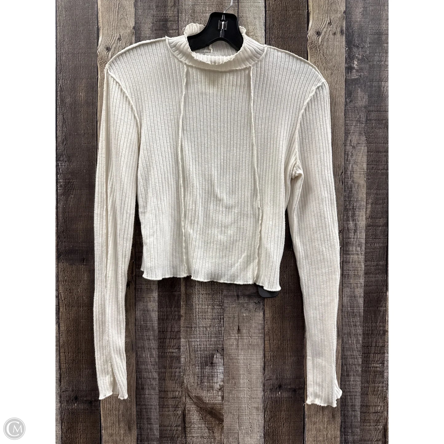 Top Long Sleeve By And Now This In White, Size: M