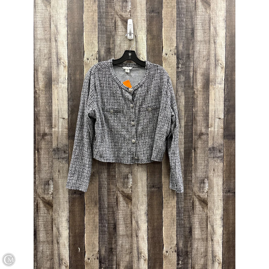 Cardigan By H&m In Black & White, Size: Xxl