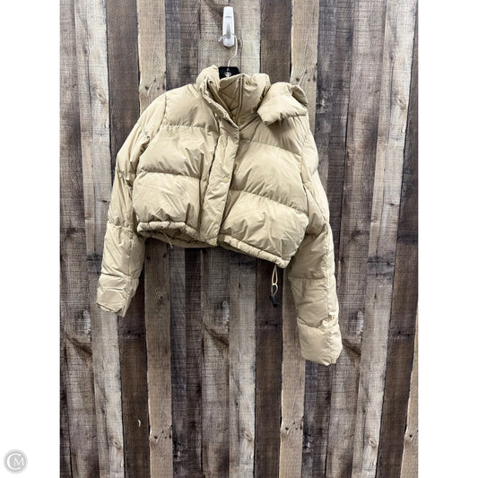 Coat Puffer & Quilted By Lululemon In Tan, Size: S