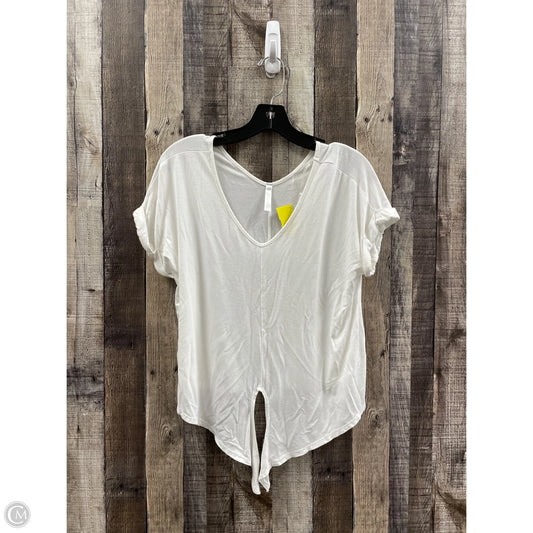 Top Short Sleeve Basic By Cme In White, Size: S