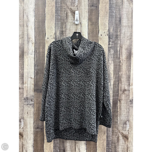 Sweater By Calvin Klein In Animal Print, Size: L