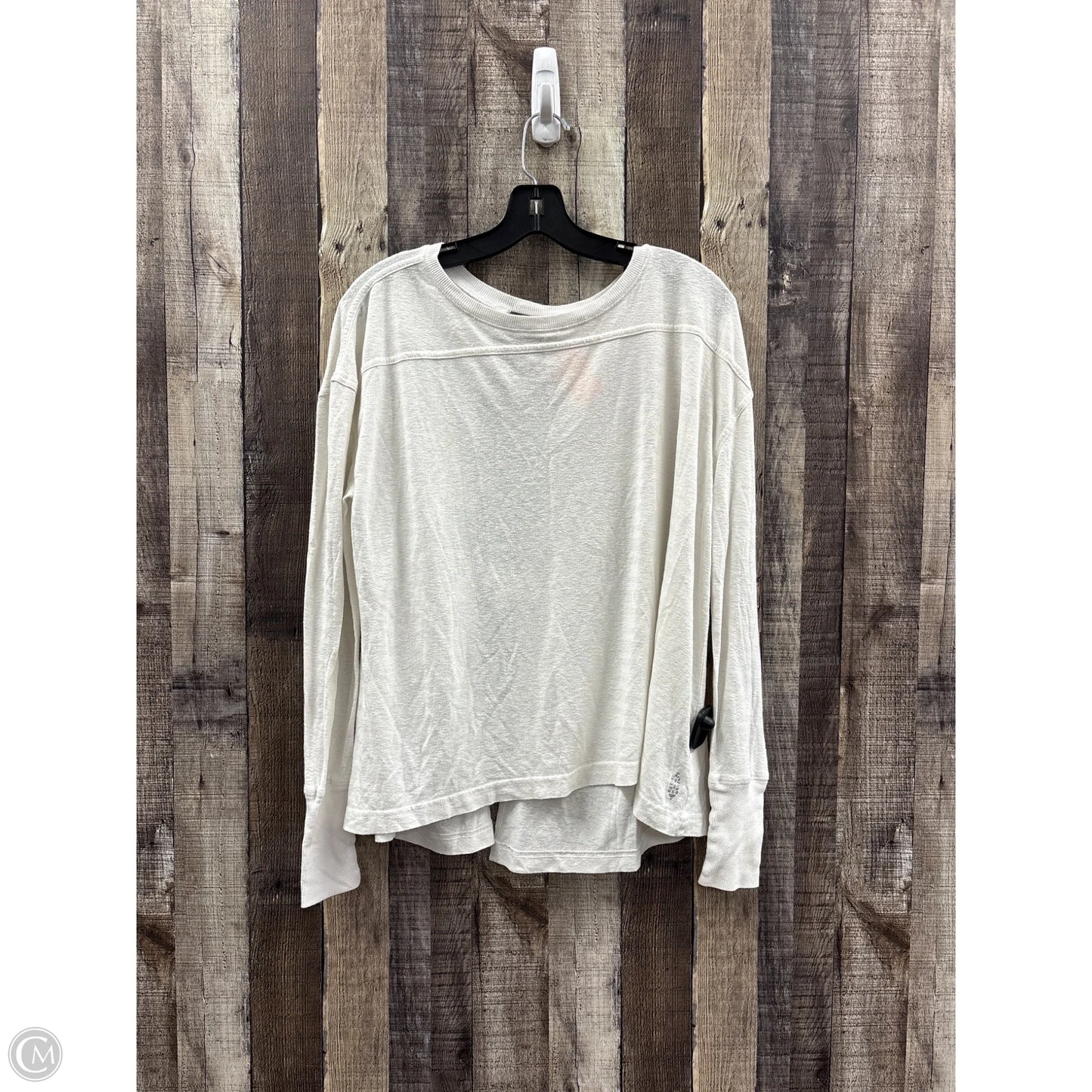 Top Long Sleeve By Free People In White, Size: S