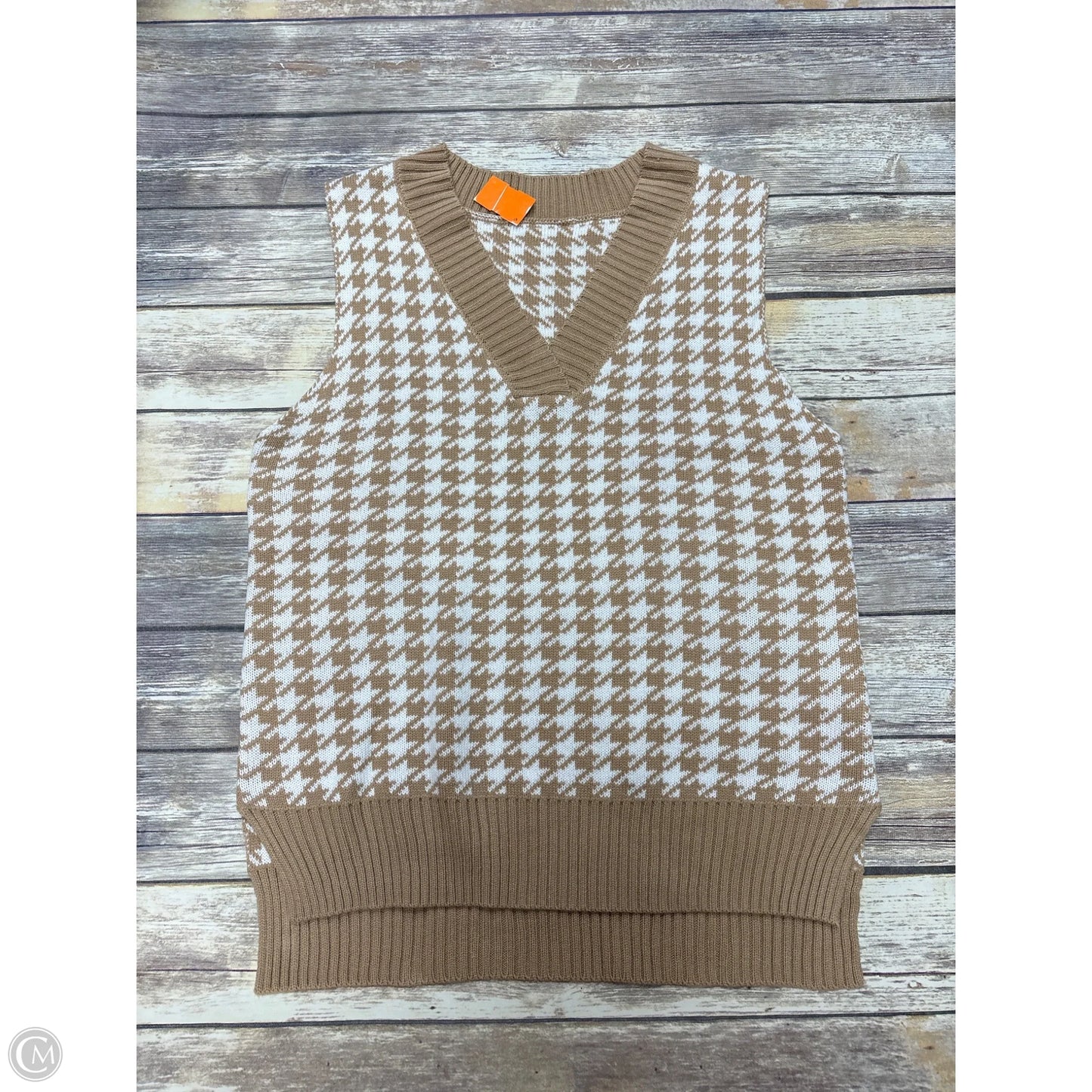 Vest Fleece By Cme In Tan, Size: L