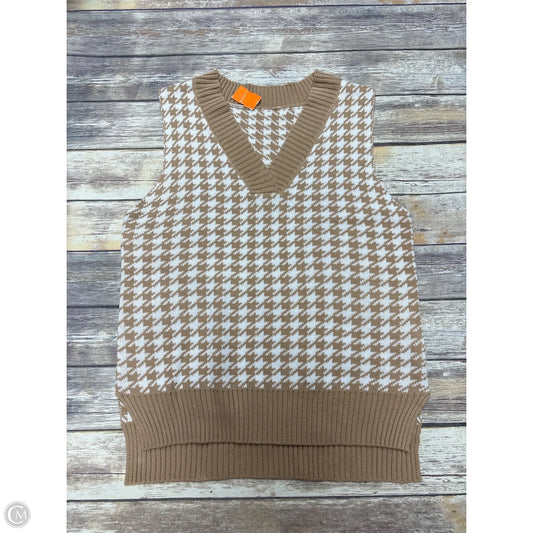 Vest Fleece By Cme In Tan, Size: L