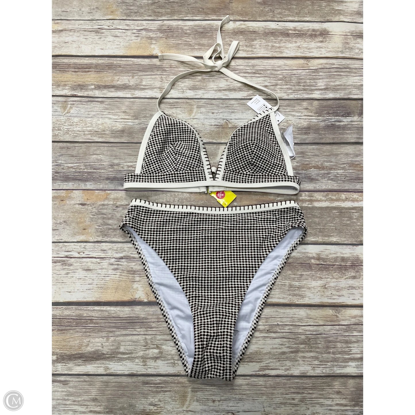 Swimsuit 2pc By Cupshe In Checkered Pattern, Size: M